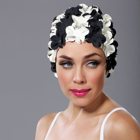 Floribunda Black and White Hat